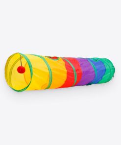 Rainbow Tunnel Cat Toy