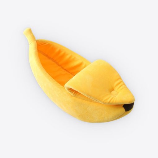 Banana Shaped Pet Bed 1 » Pets Impress