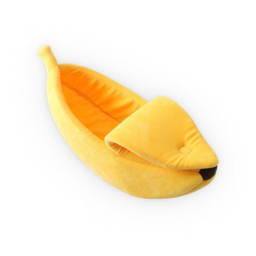 Banana Shaped Pet Bed 2 » Pets Impress