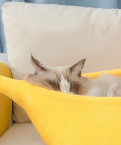 Banana Shaped Pet Bed 9 » Pets Impress