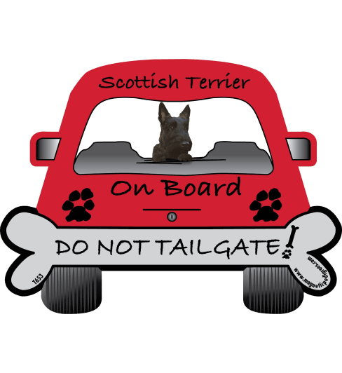 Scottish Terrier On Board Magnet 12 » Pets Impress