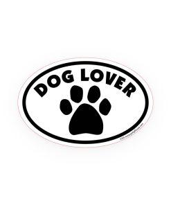 Dog Lover Oval Car Magnet 3 » Pets Impress