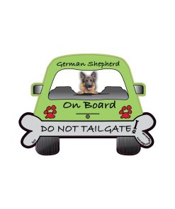 German Shepherd On Board Car Magnet 5 » Pets Impress