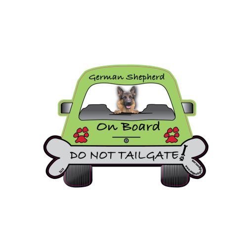German Shepherd On Board Car Magnet 2 » Pets Impress