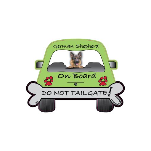 German Shepherd On Board Car Magnet 3 » Pets Impress