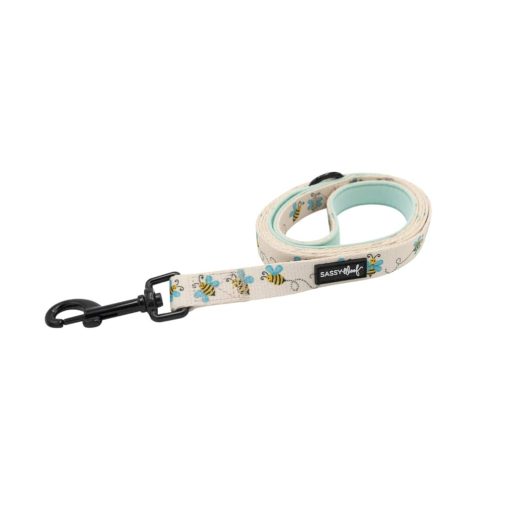 Bee Sassy' Dog Fabric Leash 4 » Pets Impress