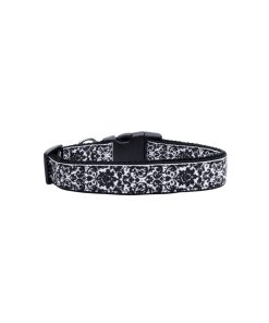 Black and White Nylon Ribbon Collar 3 » Pets Impress