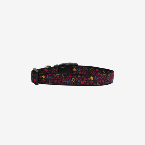 Black Star Nylon Ribbon Collar 1 » Pets Impress