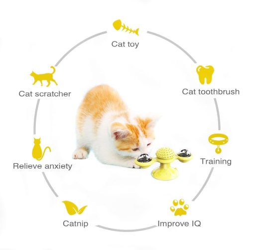 Windmill Cat Toy 4 » Pets Impress