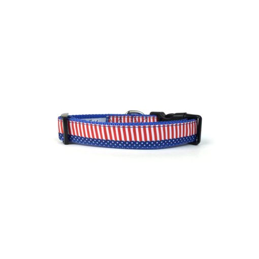 4th of July Star & Stripes Dog Collar 3 » Pets Impress