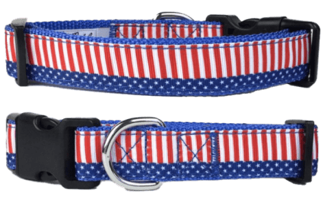 4th of July Star & Stripes Dog Collar 16 » Pets Impress