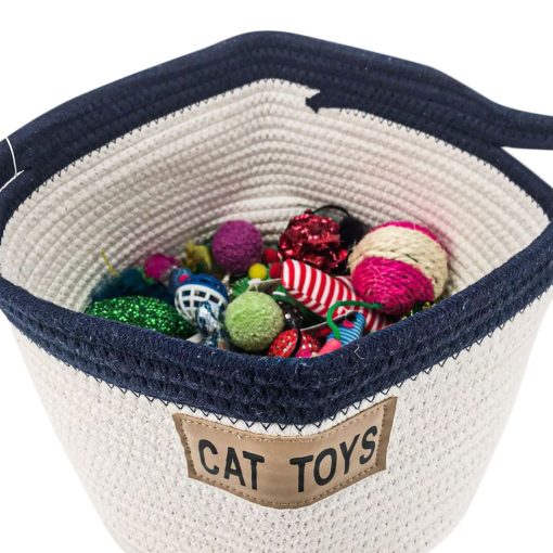 Cat Toy Rope Cotton Basket 9 » Pets Impress
