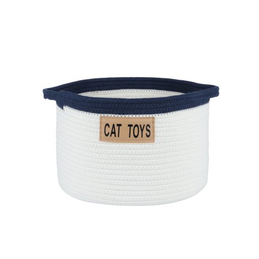 Cat Toy Rope Cotton Basket 2 » Pets Impress