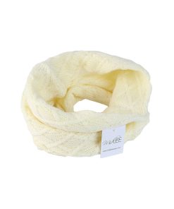 Cream Knit Infinity Scarf for Dogs 3 » Pets Impress