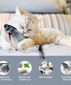 Dancing Fish Catnip Kicker Toy 20 » Pets Impress