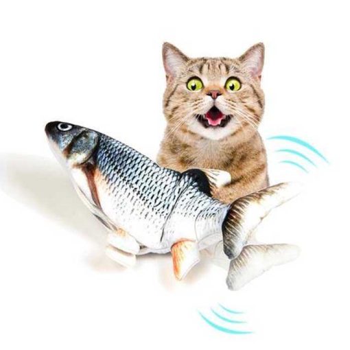 Dancing Fish Catnip Kicker Toy 3 » Pets Impress