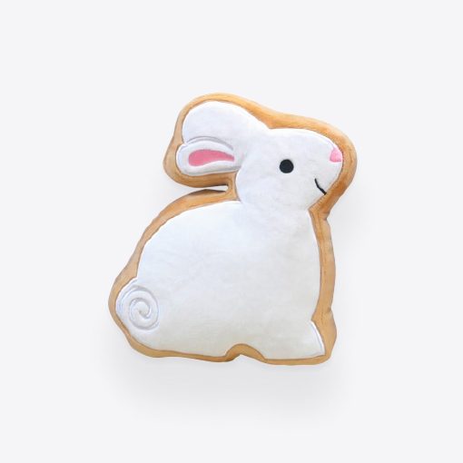 White Bunny Sugar Cookie Dog Toy 1 » Pets Impress