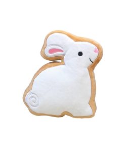 White Bunny Sugar Cookie Dog Toy 7 » Pets Impress