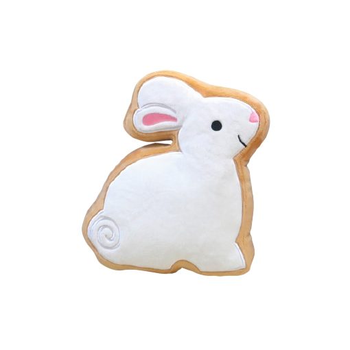 White Bunny Sugar Cookie Dog Toy 3 » Pets Impress