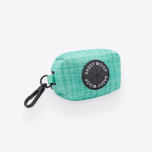 Wag Your Teal' Dog Waste Bag Holder 1 » Pets Impress