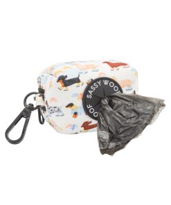 Rainy Dachshund' Dog Waste Bag Holder 7 » Pets Impress