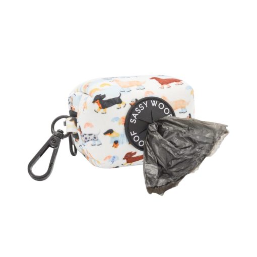 Rainy Dachshund' Dog Waste Bag Holder 3 » Pets Impress