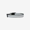 Grey Houndstooth Nylon Ribbon Collar 13 » Pets Impress
