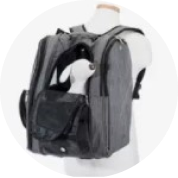 Mask Grrrrrroup Hideaway Duffel - Heather Gray 16 » Pets Impress