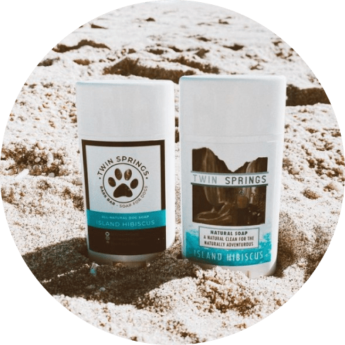 Island Hibiscus Bark Bar Dog Soap 9 » Pets Impress