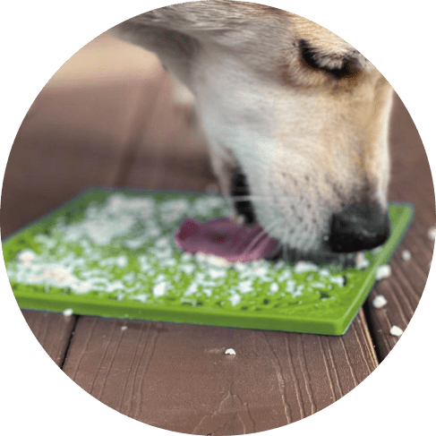 Jigsaw Design Emat Enrichment Licking Mat - Green 24 » Pets Impress