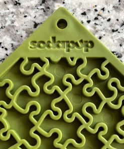 Jigsaw Design Emat Enrichment Licking Mat - Green 12 » Pets Impress