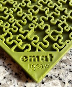 Jigsaw Design Emat Enrichment Licking Mat - Green 10 » Pets Impress