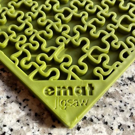 Jigsaw Design Emat Enrichment Licking Mat - Green 7 » Pets Impress
