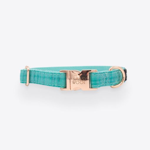 Wag Your Teal' Dog Collar 1 » Pets Impress