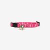 Pink Stripe Cat Collar with Breakaway Buckle 4 » Pets Impress