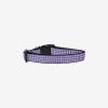 Purple Houndstooth Nylon Ribbon Collar 7 » Pets Impress
