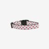 White and Red Dotty Hearts Collar 41 » Pets Impress