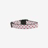 White and Red Dotty Hearts Collar 7 » Pets Impress