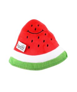 Smiley Watermelon Squeaker Plush Dog Toy 3 » Pets Impress