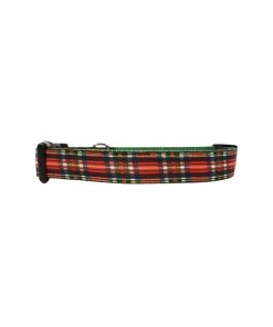 Red Plaid Christmas Dog Collar - Medium 7 » Pets Impress