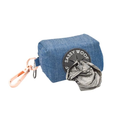 Denim' Dog Waste Bag Holder 3 » Pets Impress
