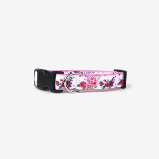 Rose Floral Dog Collar 1 » Pets Impress