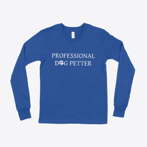 Dog Petter Kids' Jersey Long Sleeve T-Shirt 1 » Pets Impress