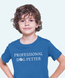 Dog Petter Kids' Jersey T-Shirt 21 » Pets Impress