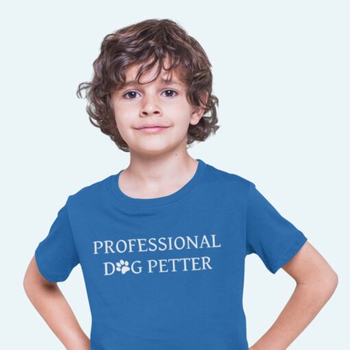 Dog Petter Kids' Jersey T-Shirt 11 » Pets Impress