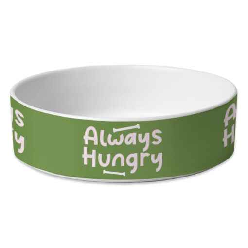 Always Hungry Pet Bowl - Funny Dog Bowl - Best Design Pet Food Bowl 1 » Pets Impress
