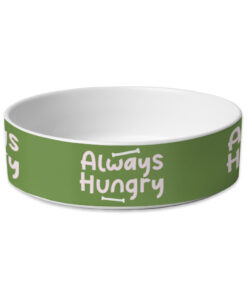 Always Hungry Pet Bowl - Funny Dog Bowl - Best Design Pet Food Bowl 5 » Pets Impress