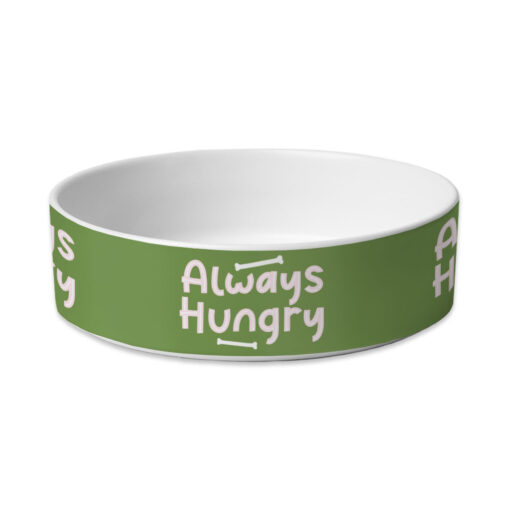 Always Hungry Pet Bowl - Funny Dog Bowl - Best Design Pet Food Bowl 2 » Pets Impress