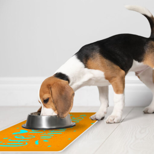 Life Is Better With Pets Pet Food Mat - Kawaii Anti-Slip Pet Bowl Mat - Printed Pet Feeding Mat 5 » Pets Impress