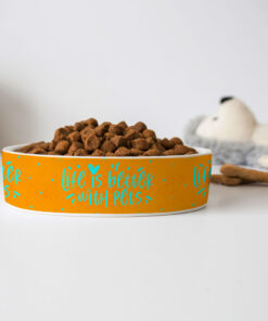 Life Is Better With Pets Pet Bowl - Kawaii Dog Bowl - Printed Pet Food Bowl 13 » Pets Impress